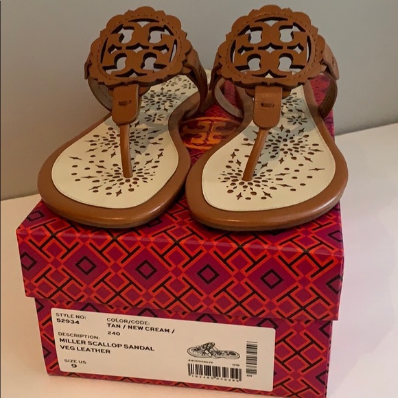 miller scallop sandals